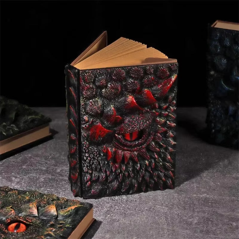 Enchanted 3D Dragon Medieval Notebook